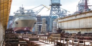 xPróby morskie desantowca Piotr Morgunow ruszą w przyszłym roku / Portal Stoczniowy