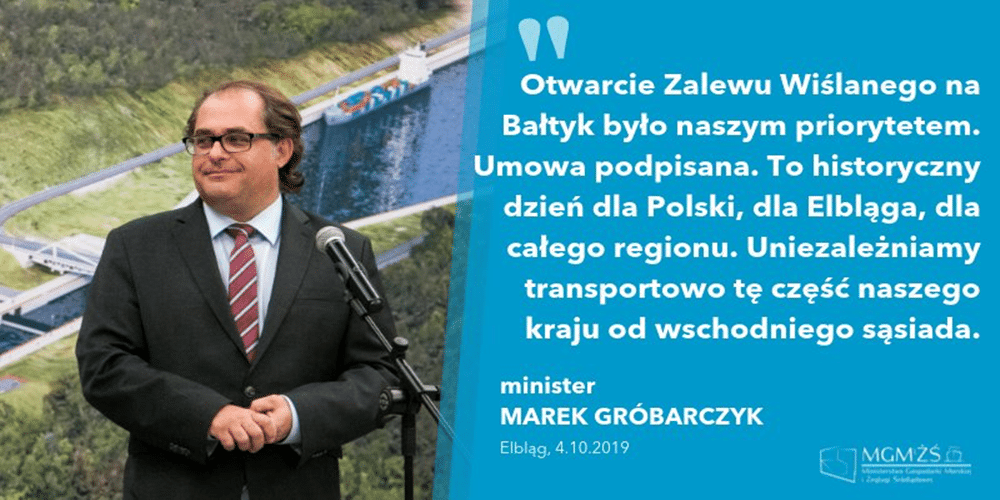 Podpisano umowę ws. budowy kanału żeglugowego przez Mierzeję Wiślaną