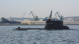 ORP Bielik w zanurzeniu / Portal Stoczniowy