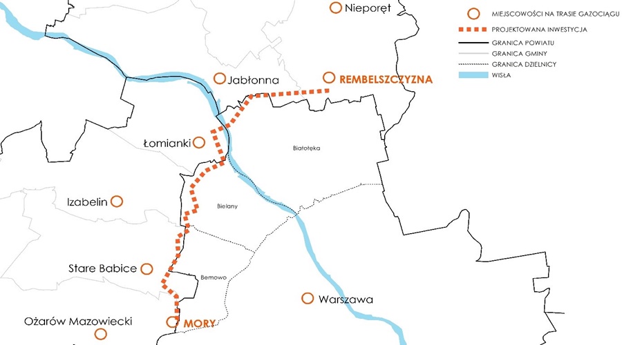 Gaz-System ma decyzję lokalizacyjną dla gazociągu Rembelszczyzna – Mory