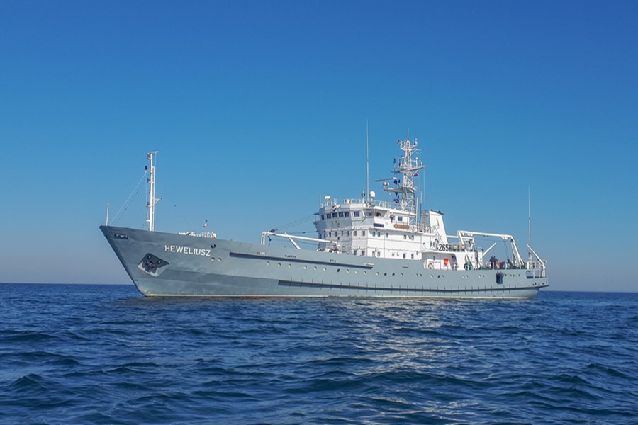 Służby hydrograficzne 3. Flotylli Okrętów prowadzą prace batymetryczne