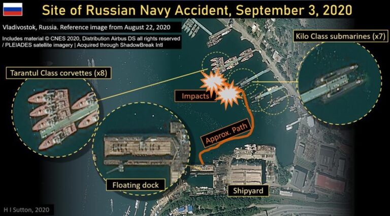 Huragan Maysak spowodował straty w rosyjskiej Flocie Oceanu Spokojnego / Portal Stoczniowy