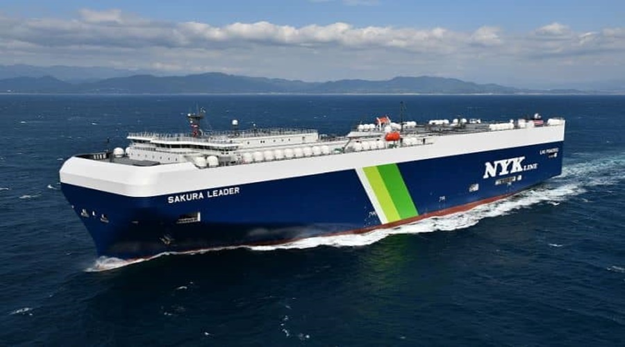Światowy gigant przewozów żeglugowych japoński Nippon Yūsen (NYK) należący do grupy Mitsubishi otrzymał pierwszy statek typu PCTC napędzany LNG