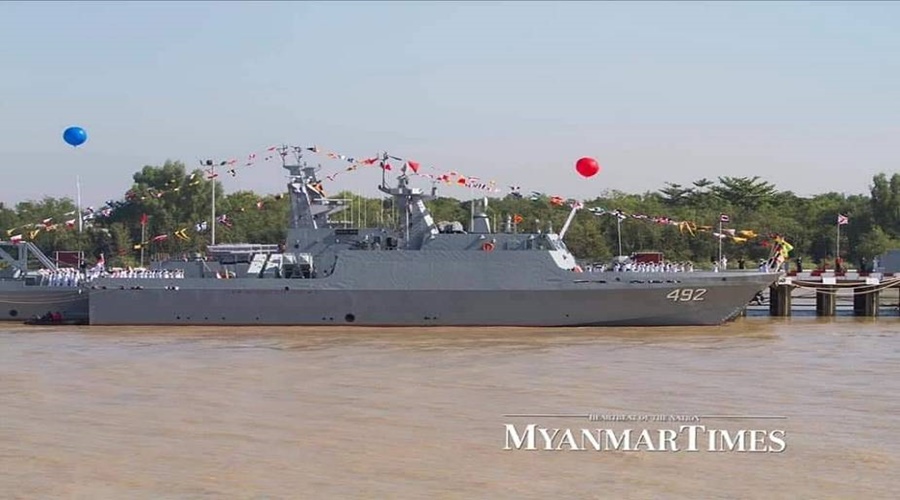 Myanmar wcielił do służby 7 nowych okrętów