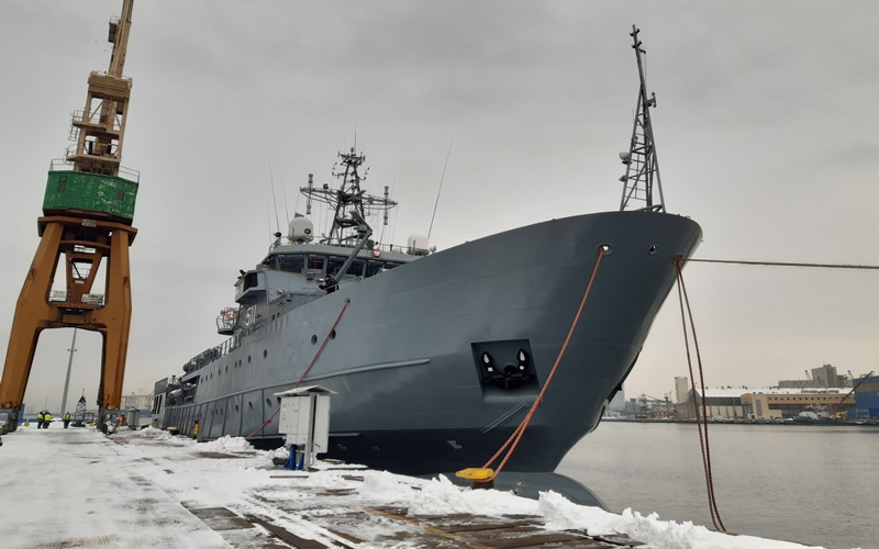 ORP „Kadm. Xawery Czernicki” przekazany do Marynarki Wojennej po kompleksowej naprawie w PGZ Stoczni Wojennej