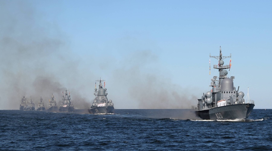 Grupa jednostek Flotylli Kaspijskiej przepłynęła na Morze Czarne