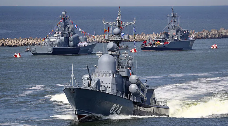 Rosyjskie okręty wojenne wracają po ćwiczeniach w pobliże Krymu