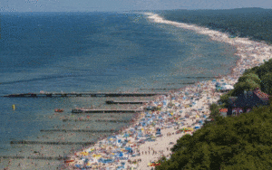 plaża w niechorzu