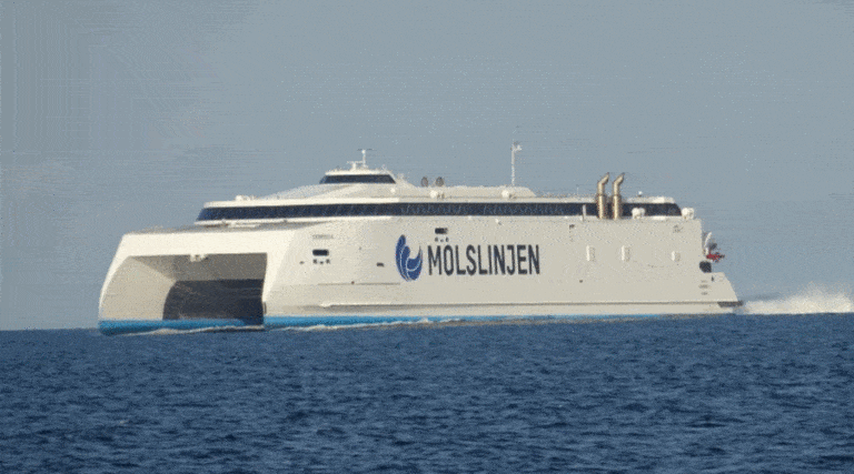 Przegląd promowy: Postępy w budowie nowego promu Molslinjen Express 5 / Portal Stoczniowy