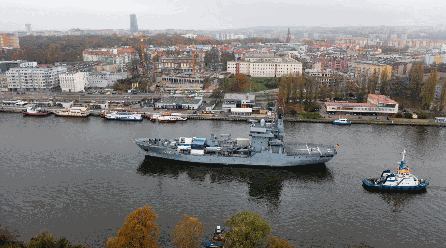 PKW Morze Północne z okrętami NATO w Szczecinie [FOTO]