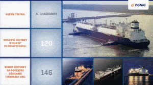 Katarski gazowiec Al Ghashamiya po raz drugi w tym roku w Polsce / Portal Stoczniowy