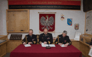 Przekazanie obowiązków dowódcy 43. batalionu saperów FOW / Portal Stoczniowy