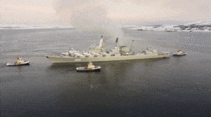 Manewry rosyjskich okrętów na Morzu Barentsa / Portal Stoczniowy