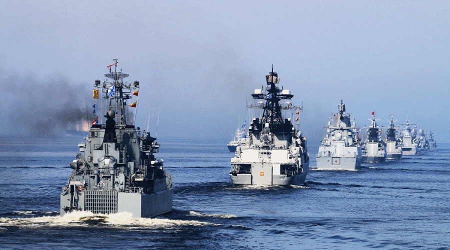 Ukraińska marynarka wojenna odsuwa od swojego wybrzeża rosyjskie okręty wojenne