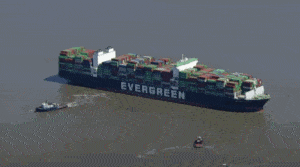 Ever Forward: Nieudana próba ściągnięcia kontenerowca  / Portal Stoczniowy