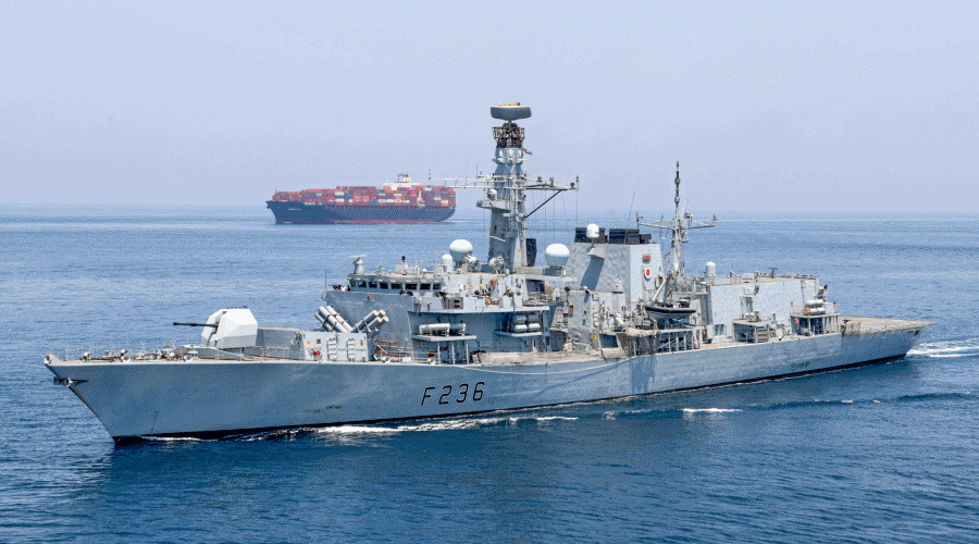 HMS Montrose udaremnia przemyt narkotyków  