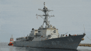 Niszczyciel USS Forrest Sherman zacumował w gdańskim porcie / Portal Stoczniowy