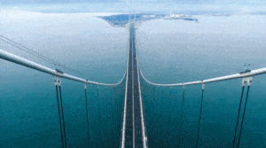 Nad Cieśniną Dardanele otwarto najdłuższy wiszący most na świecie / Portal Stoczniowy