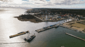 Postęp prac w porcie w Krynicy Morskiej / Portal Stoczniowy