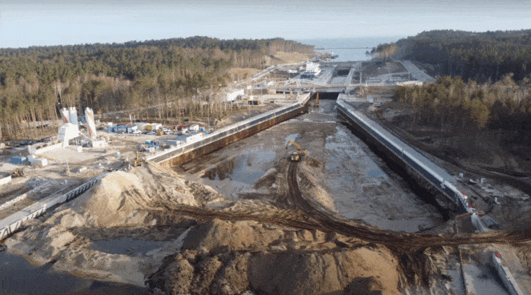 Mierzeja Wiślana: Ostateczny koszt przekopu w październiku-listopadzie / Portal Stoczniowy