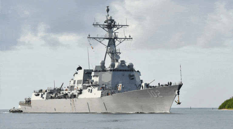 Okręt USA przepłynął przez Cieśninę Tajwańską / Portal Stoczniowy