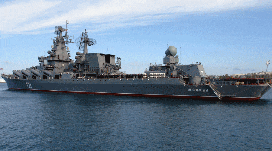 Krążownik „Moskwa” miał wziąć udział w operacji desantu w Odessie