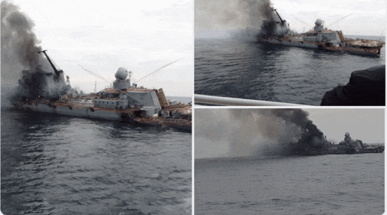 Pierwsze zdjęcia rosyjskiego krążownika "Moskwa" / Portal Stoczniowy