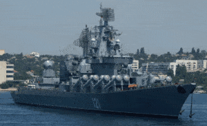 Flagowy okręt rosyjskiej marynarki wojennej „Moskwa” / Portal Stoczniowy