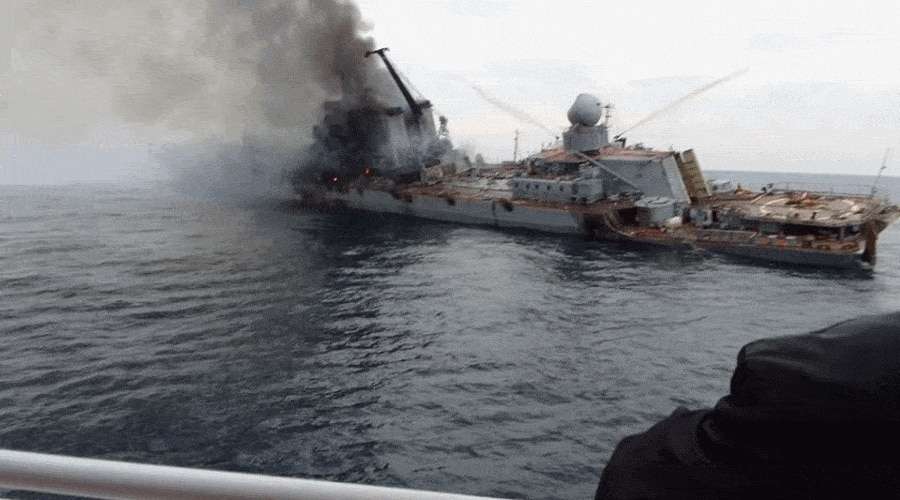Korupcja mogła odegrać istotną rolę w zatonięciu krążownika "Moskwa" / Portal Stoczniowy