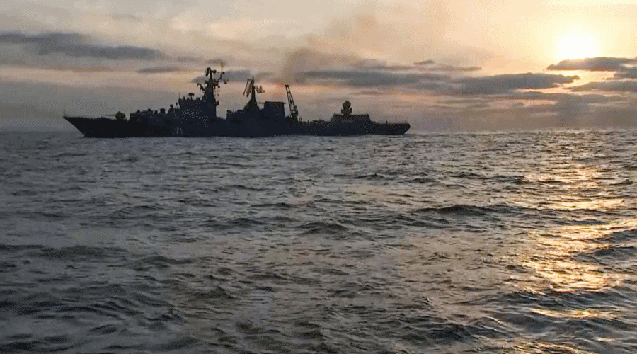 Pentagon: powodem zatonięcia krążownika Moskwa było uderzenie dwiema rakietami Neptun ￼