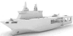 Portugalska Marynarka Wojenna przedstawiła nowy projekt okrętu-bazy dronów / Portal Stoczniowy