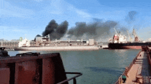 Rosjanie zbombardowali terminal zbożowy w Mikołajewie / Portal Stoczniowy