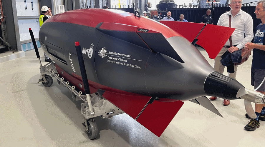 Royal Australian Navy testuje nowy prototyp dużego bezzałogowca podwodnego