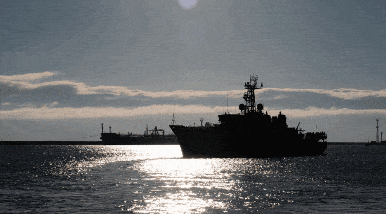 Zimowe praktyki podchorążych na ORP Wodnik / Portal Stoczniowy