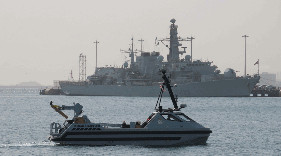 Autonomiczny niszczyciel min Royal Navy rozpoczyna testy w Zatoce Perskiej