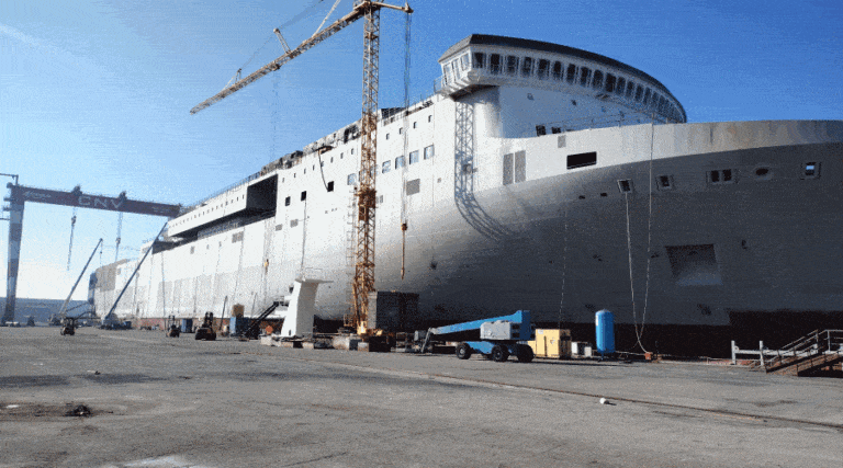 Postępy budowy promu dla Polferries / Portal Stoczniowy