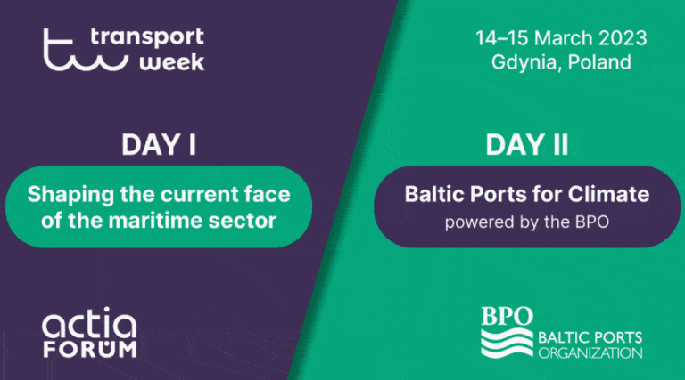 Transport Week 2023: drugi dzień konferencji pod znakiem ochrony środowiska / Portal Stoczniowy