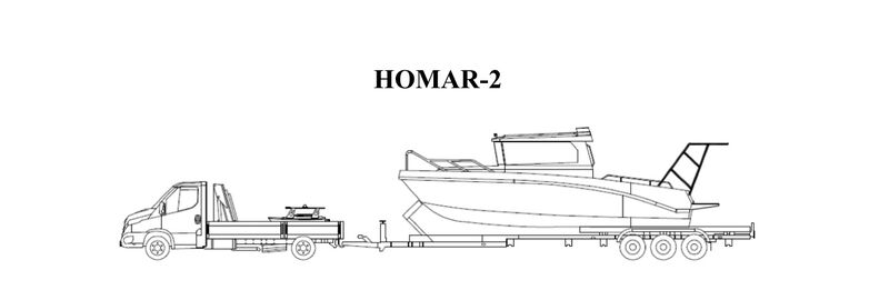 THESTA/Pojazd wyposażony w żuraw hydrauliczny Fassi M20.A13 do wodowania autonomicznego pojazdu nawodnego Z-Boat./Portal Stoczniowy