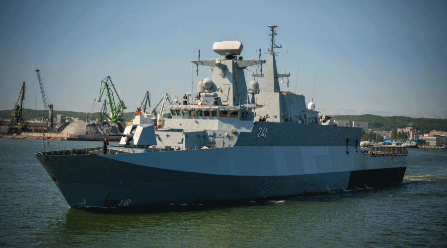 Polskie okręty w ćwiczeniu pk. Baltops 23 na Bałtyku