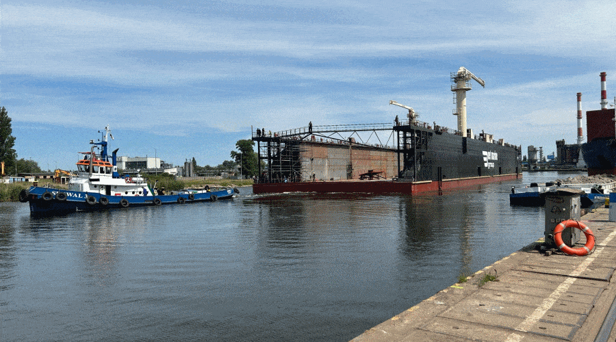 Nowy dok w Szczecinie/Portal stoczniowy