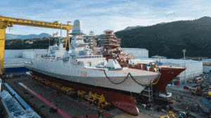 Spartaco Schergat: Wodowanie dziewiątej fregaty FREMM / Portal Stoczniowy