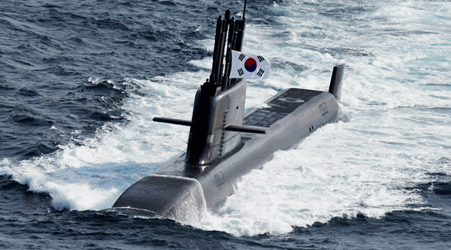 Hyundai Heavy Industries okręt podwodny typu KSS-III / Portal Stoczniowy 