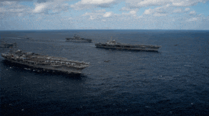 Protest Chin przeciwko Filipińsko-Amerykańskim patrolom morskim na Morzu Południowochińskim / Portal Stoczniowy