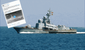 Atak na rosyjską korwetę rakietową Iwanowiec na Morzu Czarnym / Portal Stoczniowy