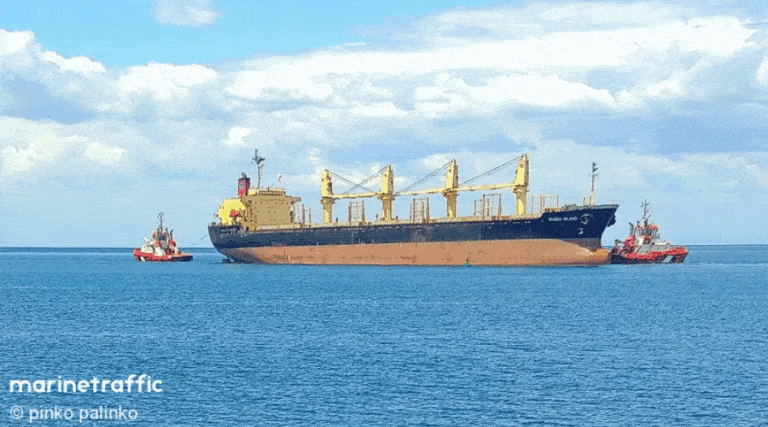 Masowiec Rubynar ostrzelany przez Huti na Morzu Czerwonym / Portal Stoczniowy