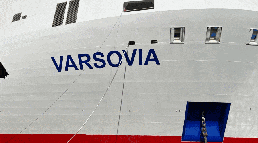 Rozpoczęcie pierwszych prób morskich promu Varsovia z Polferries / Portal Stoczniowy 