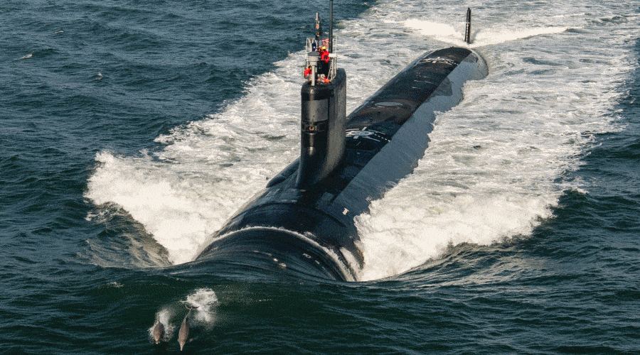 US Navy z atomowym USS New Jersey typu Virginia / Portal Stoczniowy