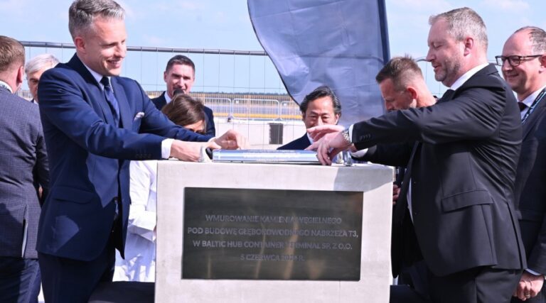 Wmurowanie kamienia węgielnego pod T3 Baltic Hub / Portal Stoczniowy