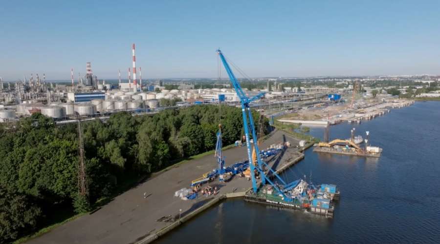 Morski Terminal Przeładunkowy Grupy ORLEN w Gdańsku / Portal Stoczniowy