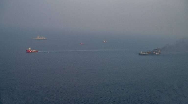 Operacja ratunkowa tankowca Sounion zakończona sukcesem / Portal Stoczniowy